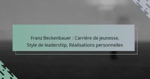 Franz Beckenbauer : Carrière de jeunesse, Style de leadership, Réalisations personnelles